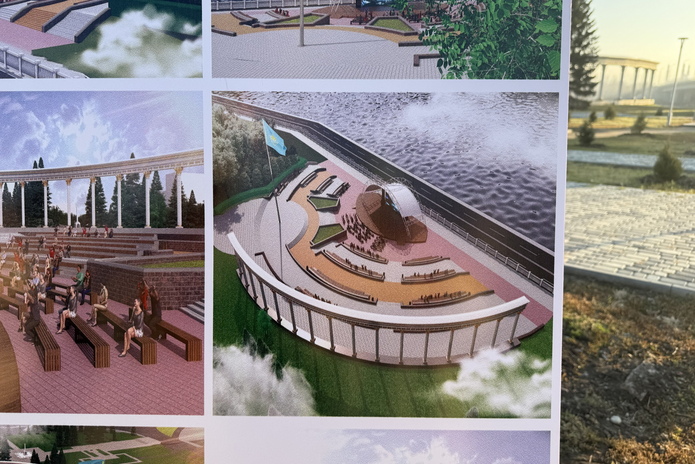 В Усть-Каменогорске представили проект стационарной сцены для амфитеатра